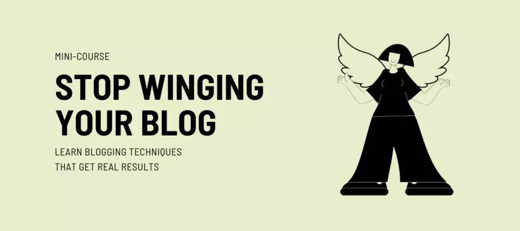 Blogging 101 course
